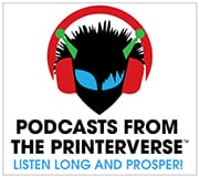 Listen to the Girls Who Print podcast series on Podcasts From The Printerverse
