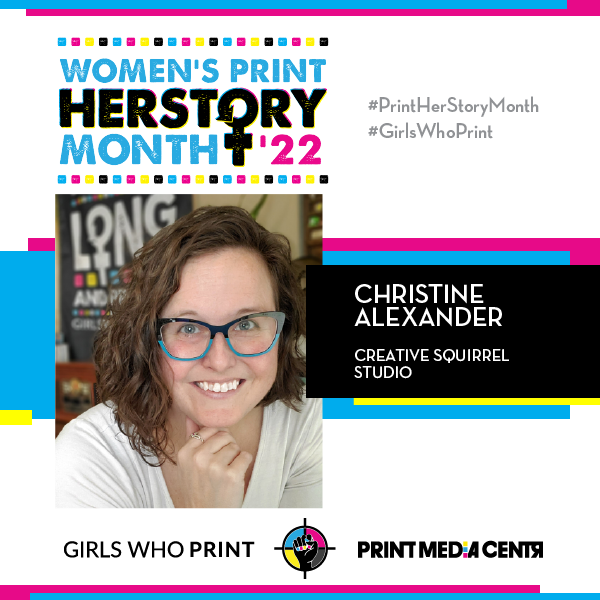 women's print herstory month girls who print