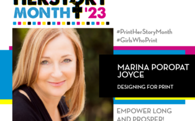 #PrintHERStoryMonth 2023: Meet Marina Poropat Joyce, Print Designer, Author, Speaker