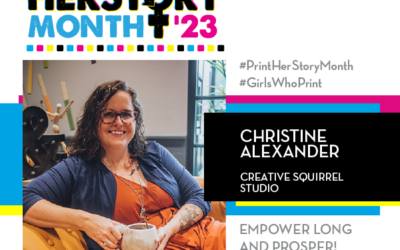 #PrintHERStoryMonth 2023: Meet Christine Alexander, Creative Squirrel Studio