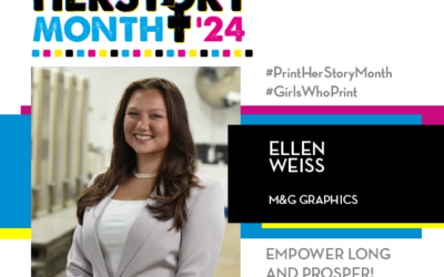 #PrintHERStoryMonth 2024: Meet Ellen Weiss, M&G Graphics