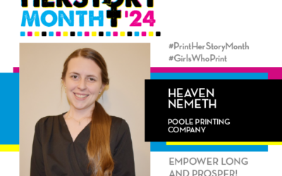 #PrintHERStoryMonth 2024: Meet Heaven Nemeth, Poole Printing Company