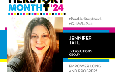 #PrintHERStoryMonth 2024: Meet Jenn Tate, JVJ Solutions Group