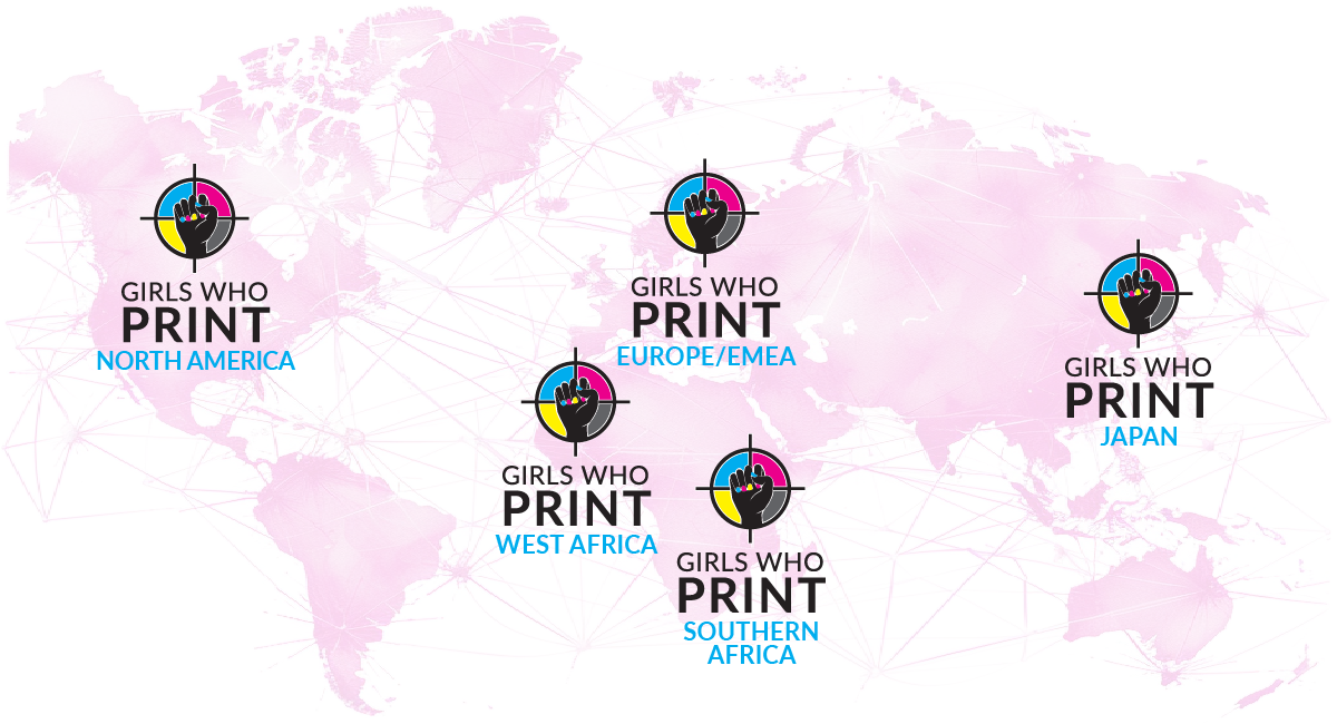 a pink map of the world womens empowerment female empowerment girls who print