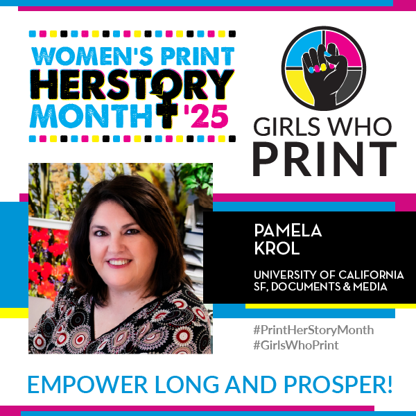 girls who print women in print print herstory month